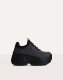 Reflektierende Sneaker mit Plateausohle